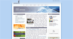 Desktop Screenshot of excelinfo.co.in