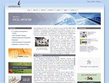 Tablet Screenshot of excelinfo.co.in